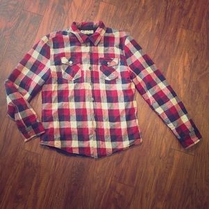 Fleece Insulated Flannel Shirt Medium